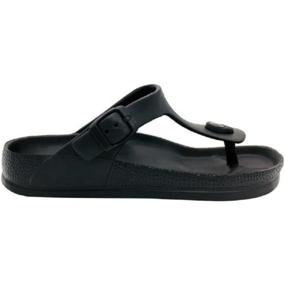 Waterproof EVA Flip Flops Adjustable Sandals Mens Womens Lightweight Beach Shoe - Picture 3 of 8